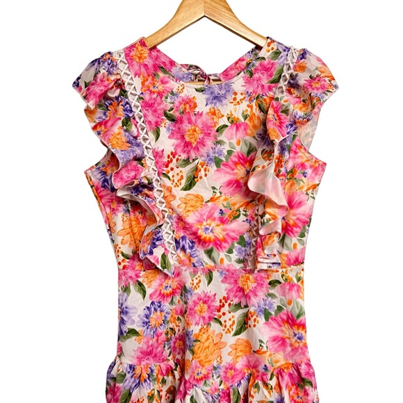 New Rosedress Tiered Floral Sleeveless Dress - Picture 3 of 7